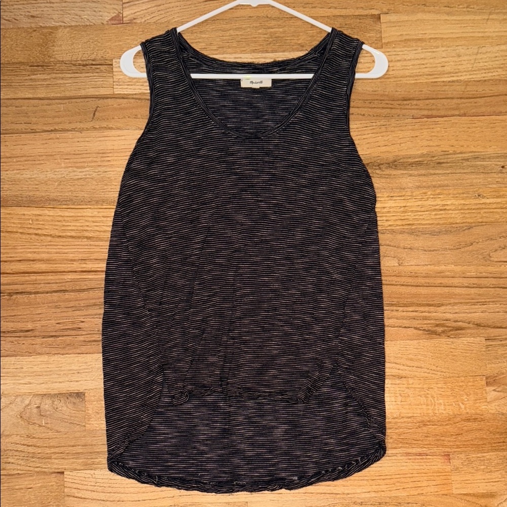 Madewell striped tank size small